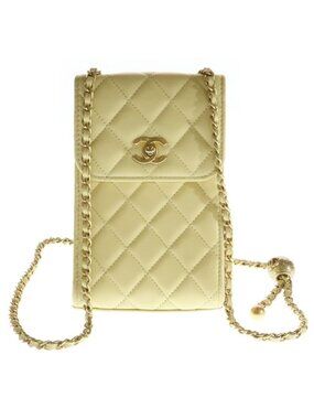 Chanel CC Logo Quilted Phone Shoulder Mini Bag Chain Lastomachtostomacherotic